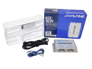 ALPINE KCE-103V car audio, video input/output expansion unit for the CVA-1003