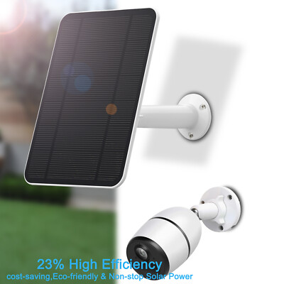 4w Solar Panel for Reolink Battery Cameras Argus 2/ Pro/ Go/ Go PT/ PT/ 3/  Pro