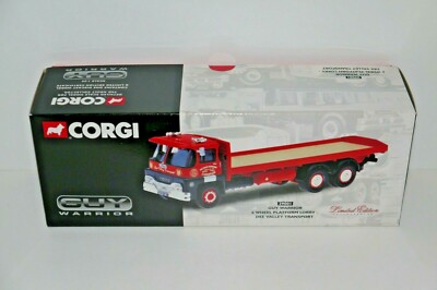 CORGI CLASSICS 1/50 - GUY WARRIOR 6 WHEEL PLATFORM LORRY - DEE VALLEY TRANSPORT