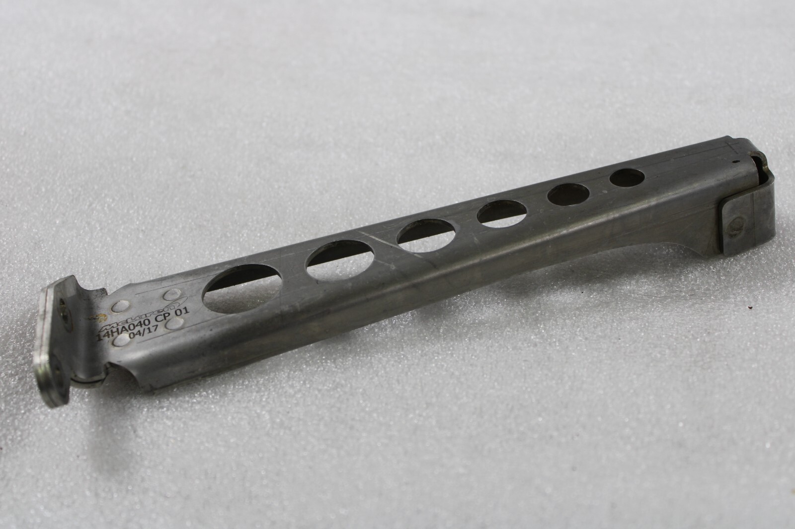 McLaren 720S, Muffler/Transmission Bracket, Used, P/N 14HA040CP