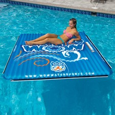 WOW Sports Floating Water Mat For The Pool and Lake - 6X6 Ft. 14-2080