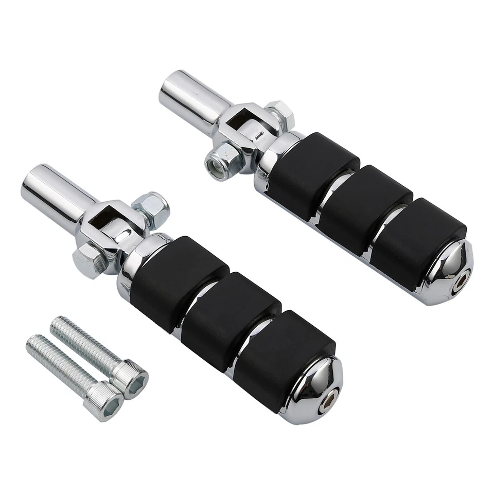 Kit de montaje de estriberas de pasajero trasero apto para Harley Davidson Softail Fat Boy 00-06 Foto 3 de 4