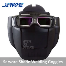 Servore Arc-513 Auto Shade Welding Goggles with Protective Face Shield 