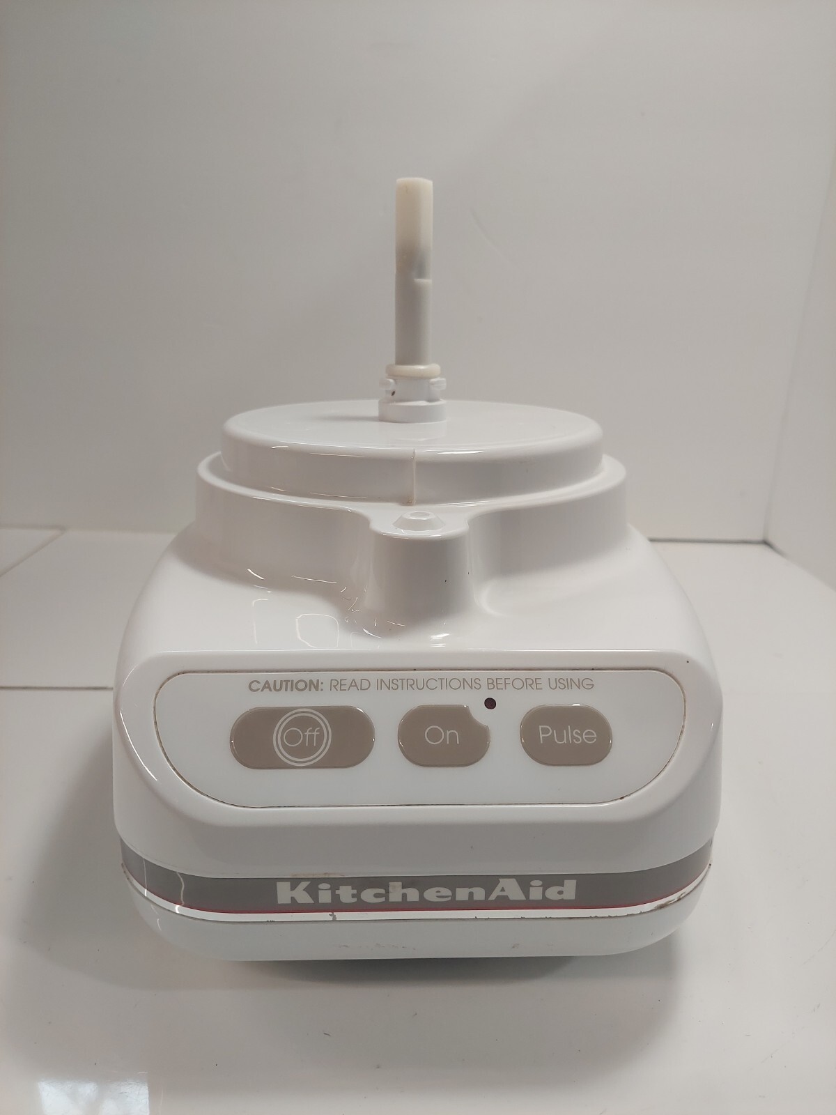 KitchenAid KFP600 white food processor motor base