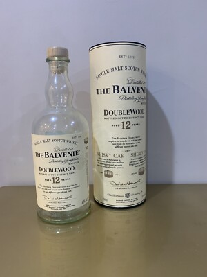 Single Malt Scotch Whisky Distilled At The Balvenie  Empty Bottle With Box