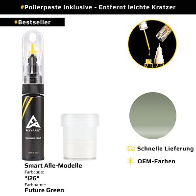 Lackstift für Smart Alle Modelle Code: I26 Future Green