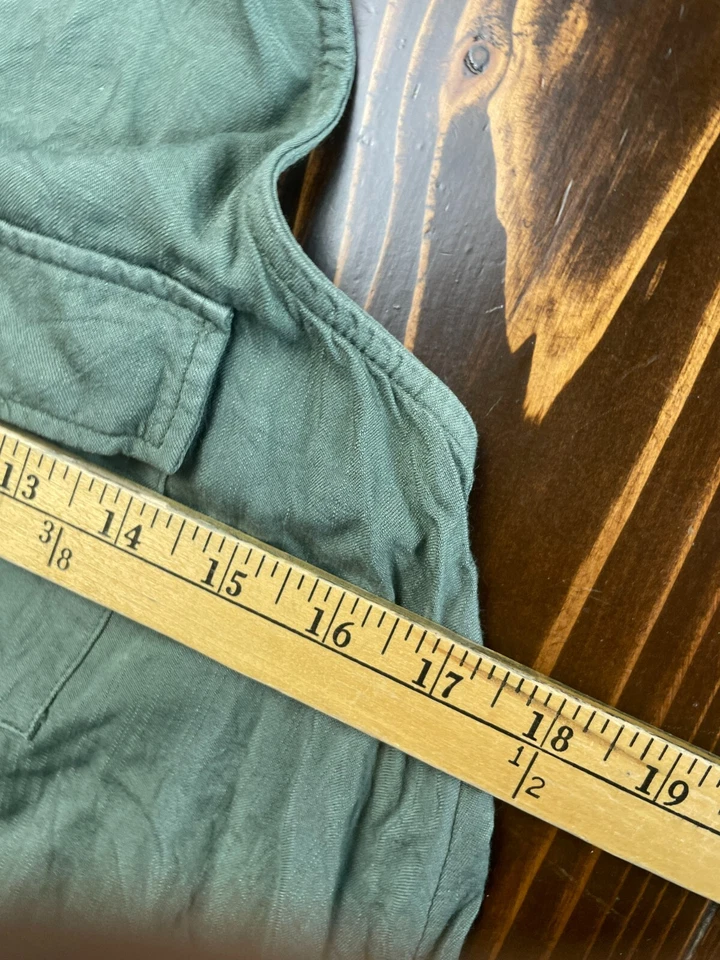 Vestido Mudd, para mujer talla mediana, verde, por encima de la rodilla, sin mangas Foto 4 de 4