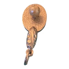 Sterling Silver Tennis Racket Charm or Small Pendant