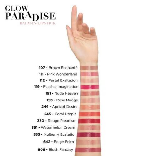 L'OREAL Paris Glow Paradise Bálsamo en el labial - Elige tu tono - Marca *NUEVO* - Imagen 3 de 32