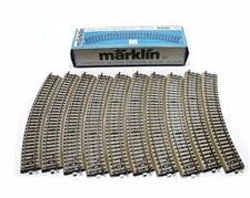 Märklin 5200 10x gebogenes M-Gleis 30° 437,4 mm in Originalverpackung