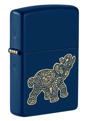 Zippo Windproof Laser Engraved Lucky Elephant Lighter, 49515, New