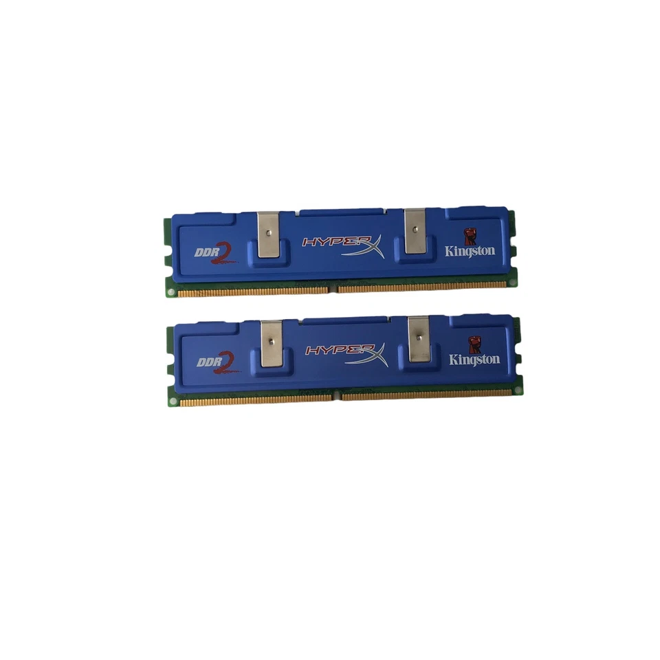 Kingston Pair of 1GB Kit PC2-6400 DDR2-800MHz non-ECC Unbuffered KHX6400D2K2/1G - Image 4 of 4
