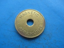 (E) MAGNETIC PARKMUNZE PARKING GERMANY GOLD COLOURED TOKEN COIN