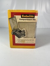 Vintage KODAK Compartment File Slide Storage In Original Box