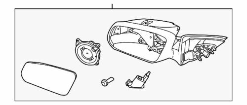 Conjunto de espejo para Ford Mustang Shelby GT500 2013-2014 (N/P Dr3Z-17682-Aa)