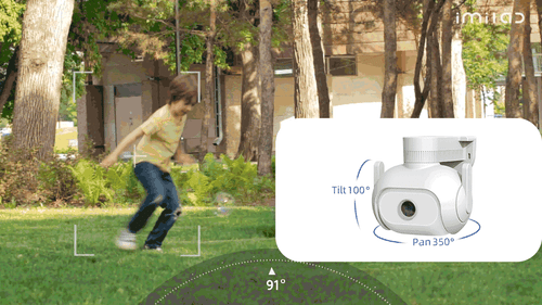 Floodlight Camera,Outdoor Security Surveillance,Color NightVision,Human Tracking - Picture 14 of 23