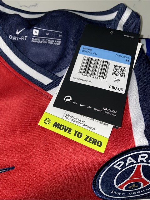 Men's Nike Paris Saint-germain Pre Match Soccer Jersey Shirt Size L PSG for  sale online | eBay