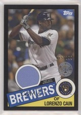 2020 Topps 1985 Baseball Relics Series 2 Black 75/199 Lorenzo Cain #85TR-LC r0j