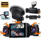 1080P Dash Cam Front and Inside Four Dash Cam Video Recorder IR Night Vision