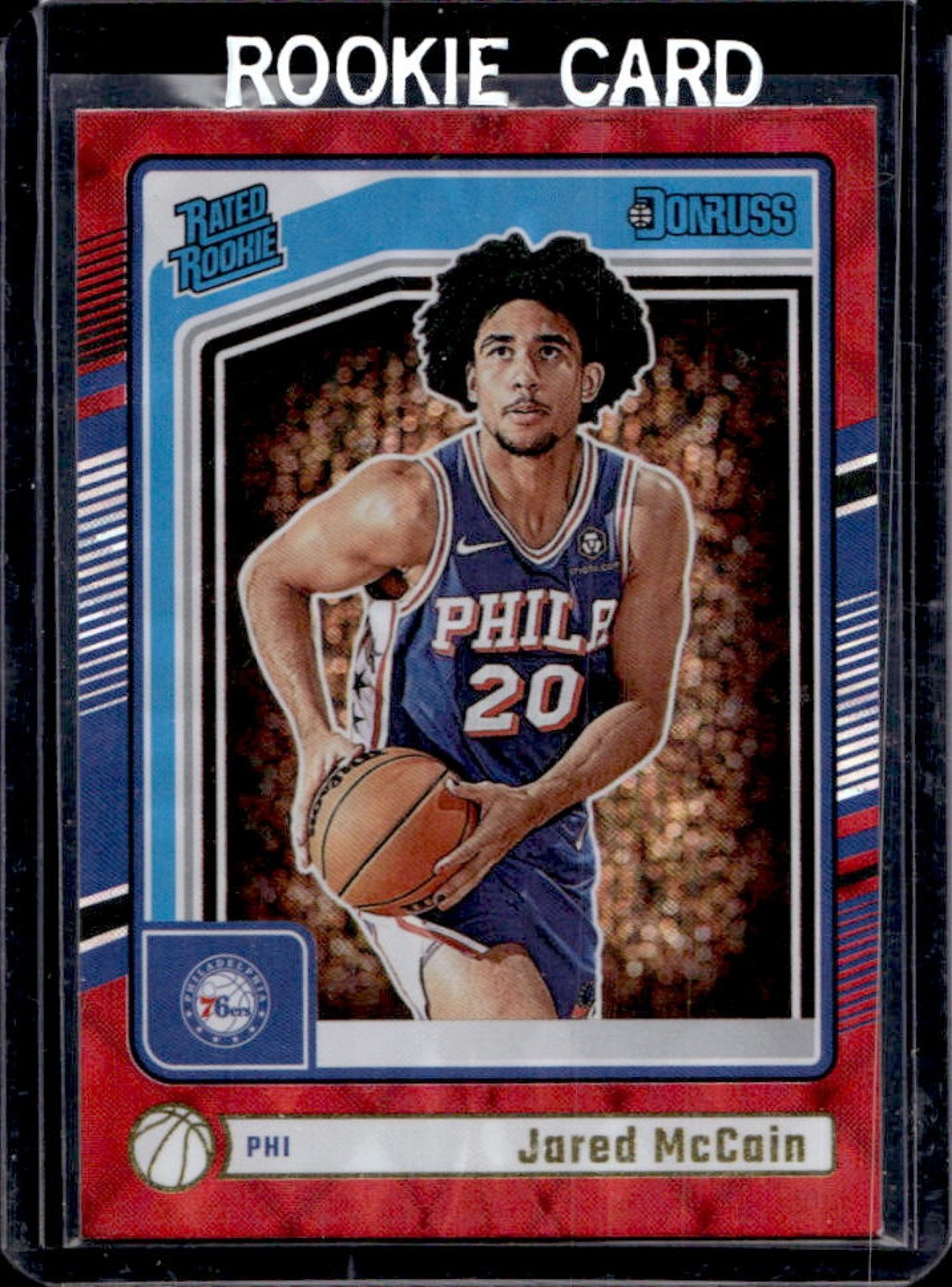 2024-25 Donruss Jared McCain International Rated Rookie #228 76ers