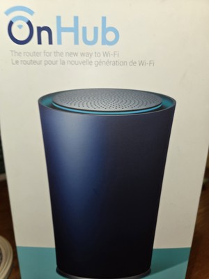 NEW TP-Link OnHub 1900 Mbps 1-Port Gigabit Wireless AC Router (TGR1900BLU) ..