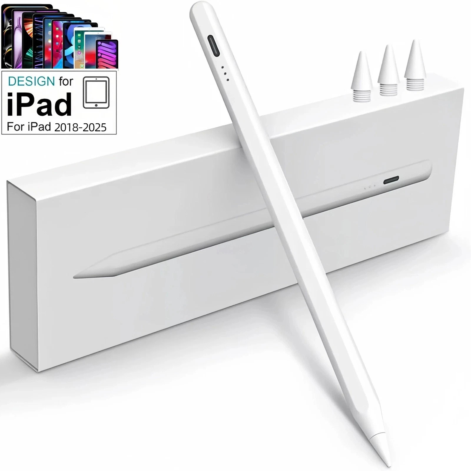 For Ipad/ipad Air/ipad Mini/ipad Pro | 13 Min Fast Charging | 3 Tips