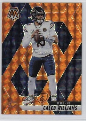 2025 Panini Mosaic Orange Mosaic Prizm /199 Caleb Williams #22 1u83