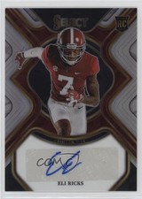 2023 Select Draft Picks Rookie Signatures Silver Prizm Eli Ricks Auto 12po