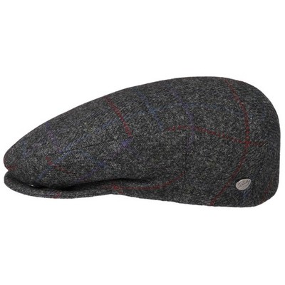 BAILEY 1922 Lord Windowpane Plaid Flatcap Schirmmütze Schiebermütze