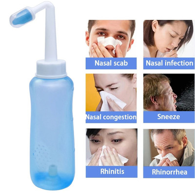 1pc Nasal Irrigator Bottle 300ml/500ml Adult Child Nasal Rinse Cleaner - NEW