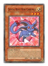 Crystal Beast Ruby Carbuncle - DP07-EN001 1st Edition - YuGiOh-MP