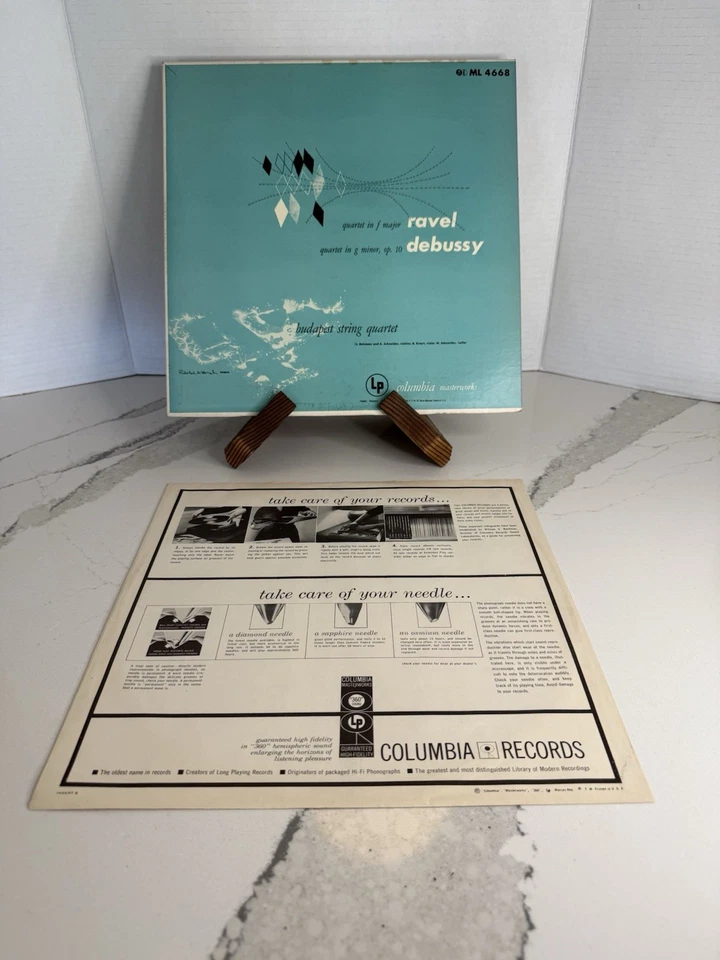 Ravel/ Debussy - 1953 Vinyl LP - Budapest String Columbia Masterworks ML4668 VG+ - Image 2 of 4