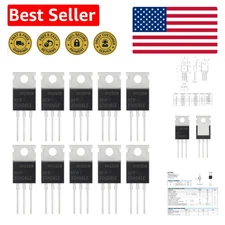 High Efficiency 30A 60V N-Channel MOSFET Transistors - 10 Pack for Projects