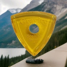 Gravity Stealth Standard Guitar Pick,  4.0 mm Thick With Round Grip Hole 
