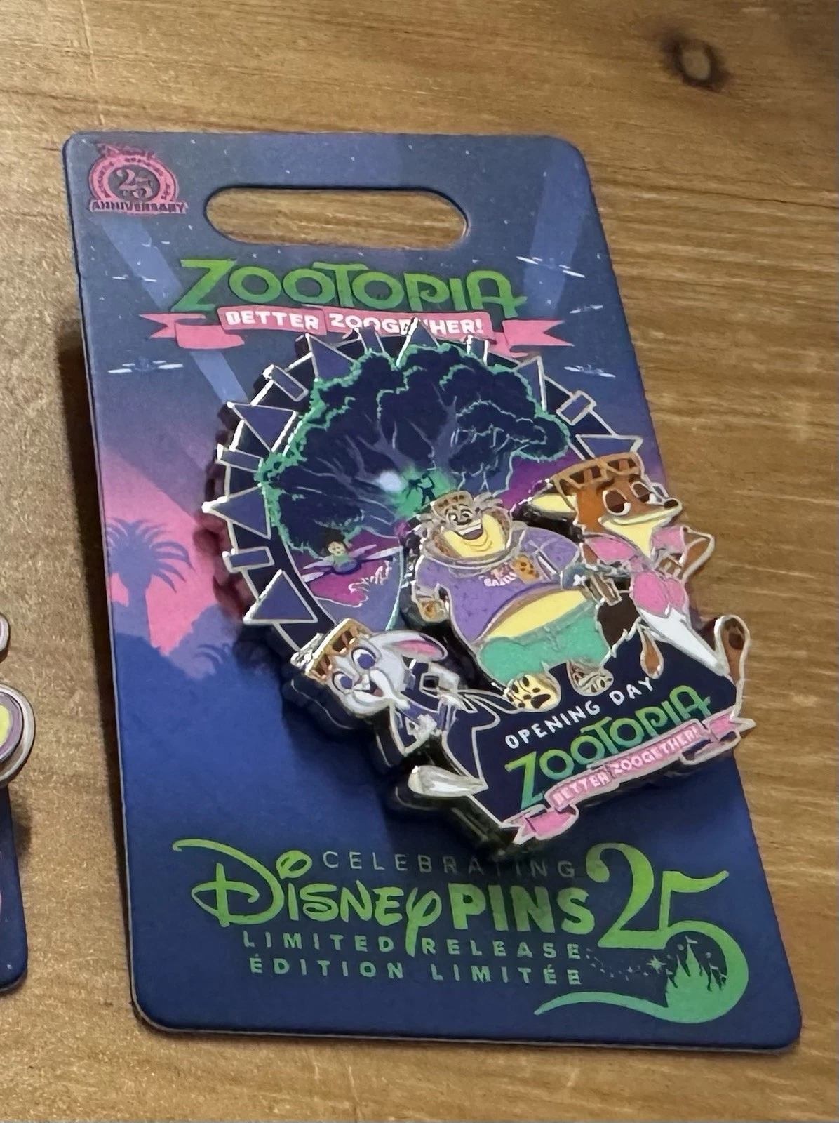 Disney Zootopia Better Together Opening Day Pin Limited Edition