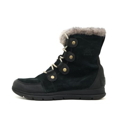 Sorel Damen NL3039-010 Stiefel Schwarz Leder Winter Winterstiefel EU 39