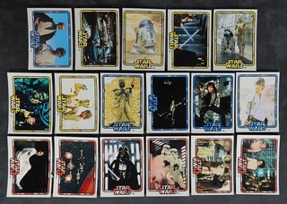 1978 GENERAL MILLS STAR WARS NEAR COMPLETE SET 17/18 MINT W/BOOKLET