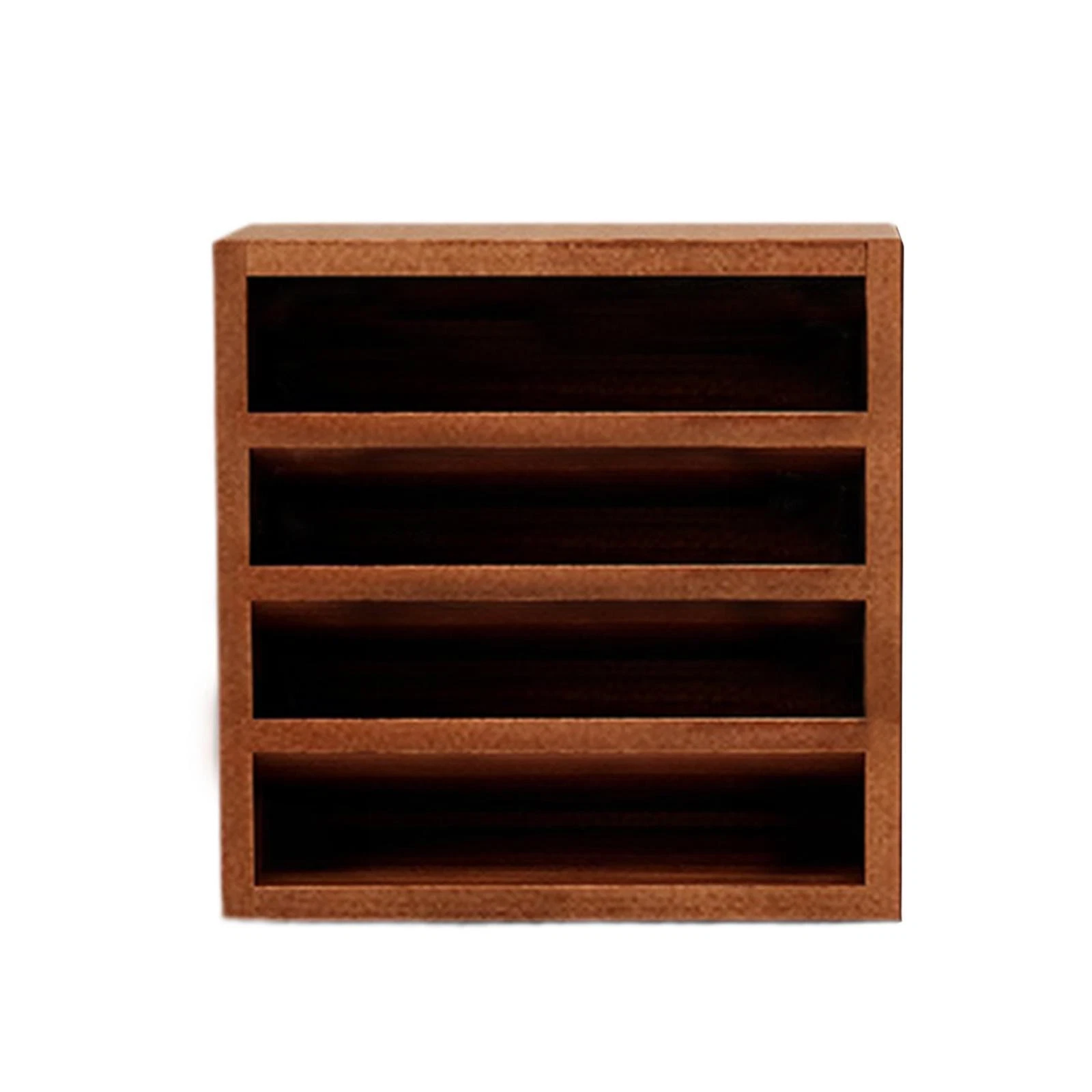 Lipstick Display Case Lipstick Holder Wooden 4 Tier Makeup Organizer Lipstick