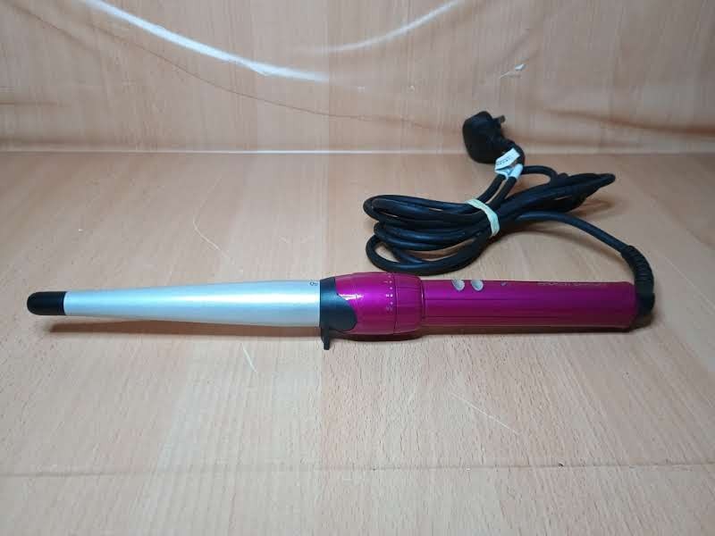 Andrew Barton Professional Hair Curling Wand Heat Curler Tong Styler Pink