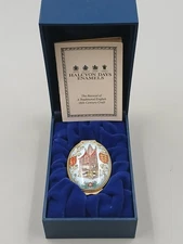 Halcyon Days Enamels Stone of Scone Trinket Box w/ Original Case, 118/700