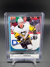 2017-18 Upper Deck #243 Carter Rowney RC Young Guns Rookie Pittsburgh Penguins