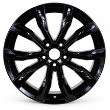 VW T-ROC R-LINE 18" ALLOY WHEEL RIM BLACK 2GA601025AB GENUINE REMANUFACTURED