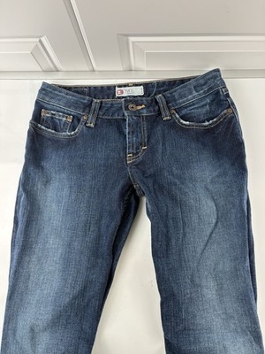 BKE Denim Star Stretch Flare Leg Jeans Style BKL7123R Womens 28 X 31.5