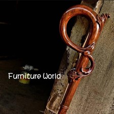 Hand Carved Wooden Walking Stick Handmade Walking Cane for Men  Women Gift