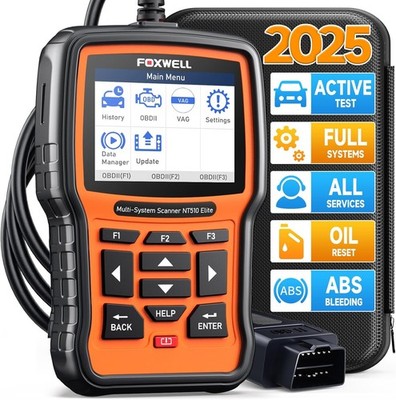 Foxwell NT510 Elite For VAG All System Bidirectional OBD2 Diagnostic Scanner Oil