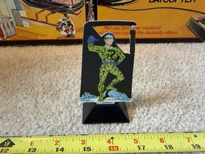 Vintage Remco CSF battery operated Batman Batcopter Riddler target part piece