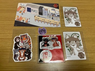 Shonen Jump + 10th Anniversary Exhibition Ramen Red Cat 5-piece set