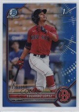 2022 Bowman Chrome Prospects Blue Refractor 15/150 Eduardo Lopez #BCP-134 pe8