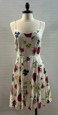 white Old Navy fit & flare sundress size medium
