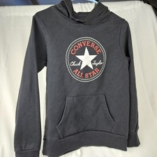 Converse Youth All Star Chuck Taylor Black No-Tie Hoodie Sweatshirt